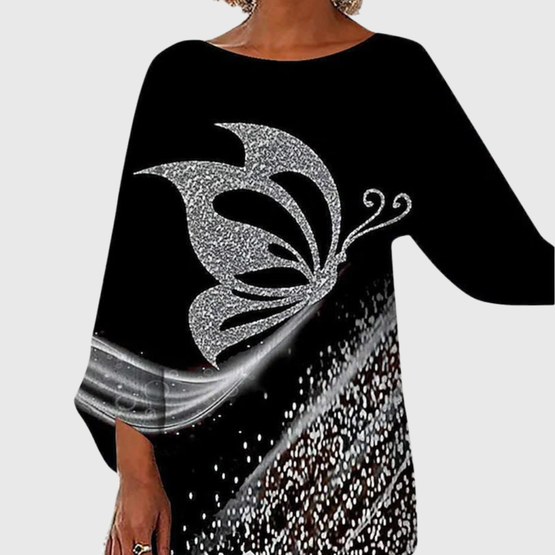 Alayah™ | Elegant Crew Neck Top