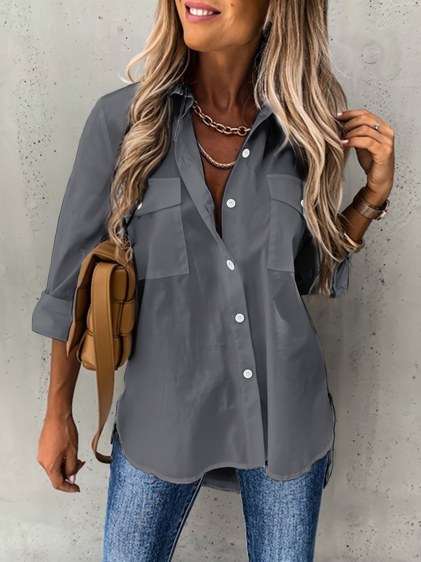 Tess | Minimalistische Blouse