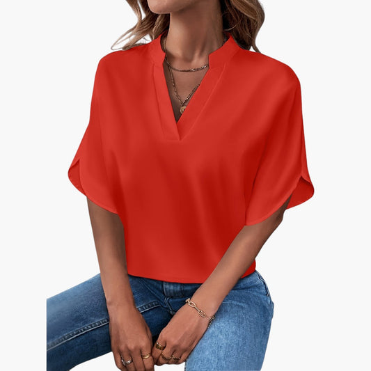 Thea | Elegante Blouse met V-Hals