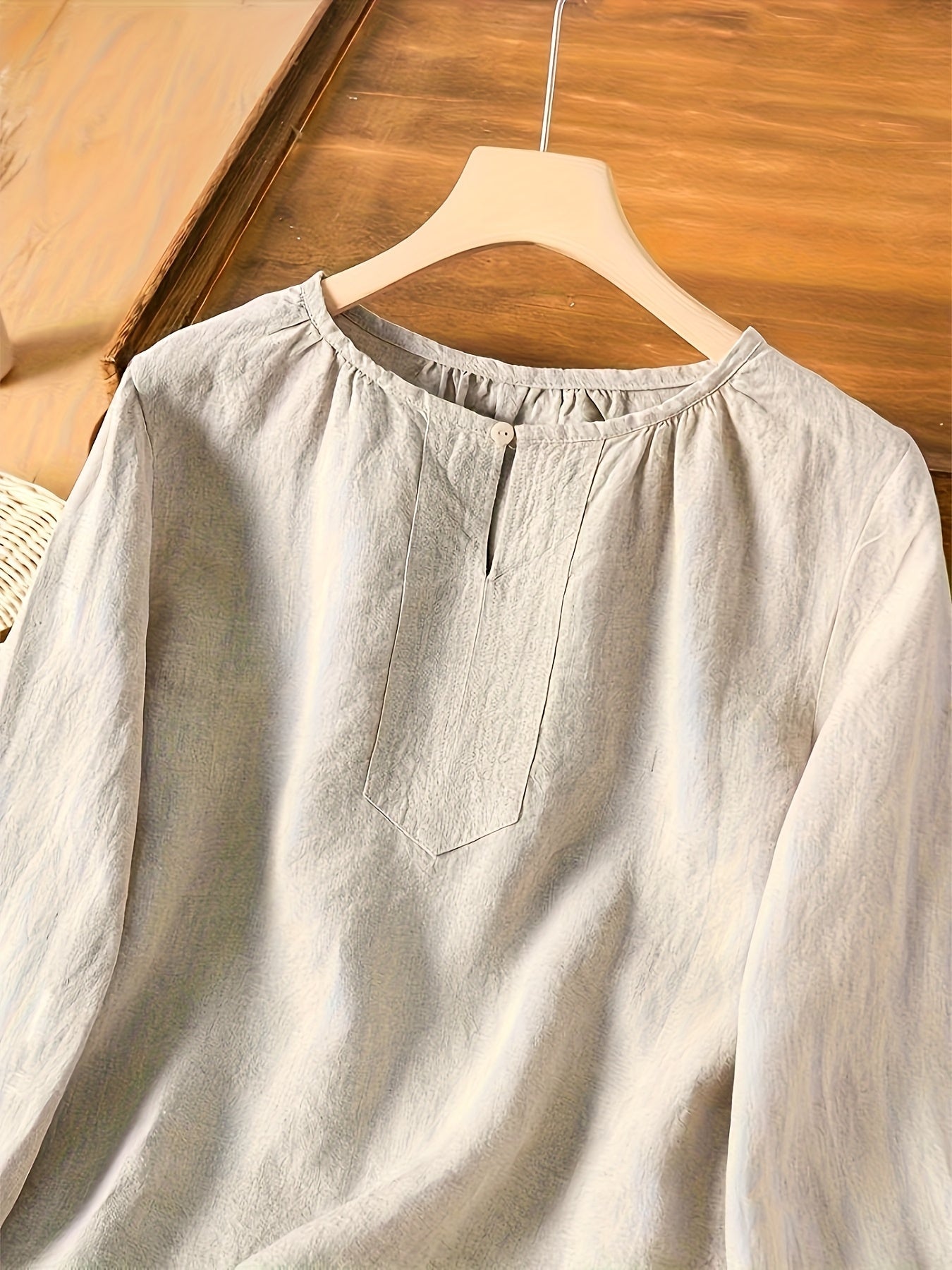 Nina | Unieke Linnen Zomerblouse