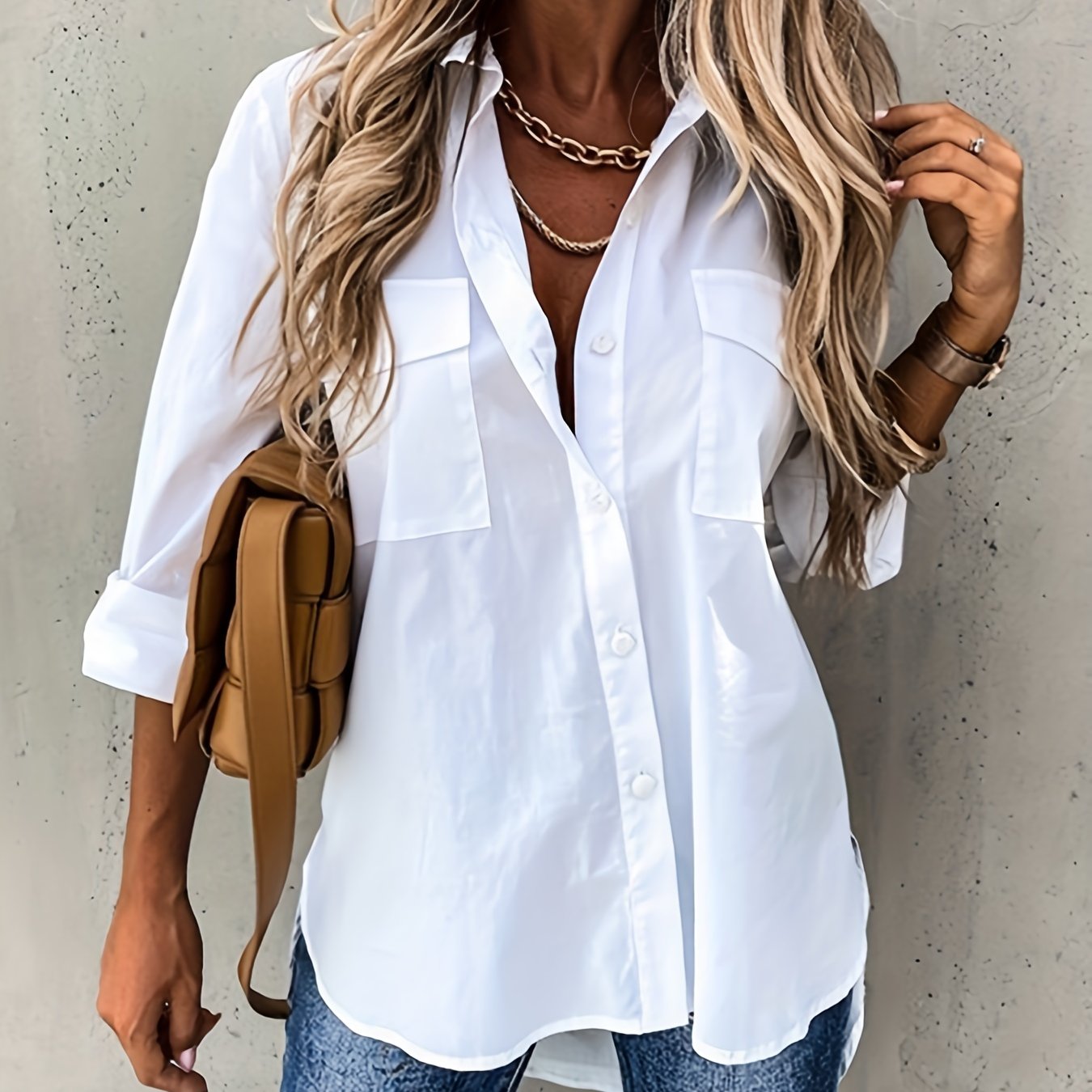 Tess | Minimalistische Blouse