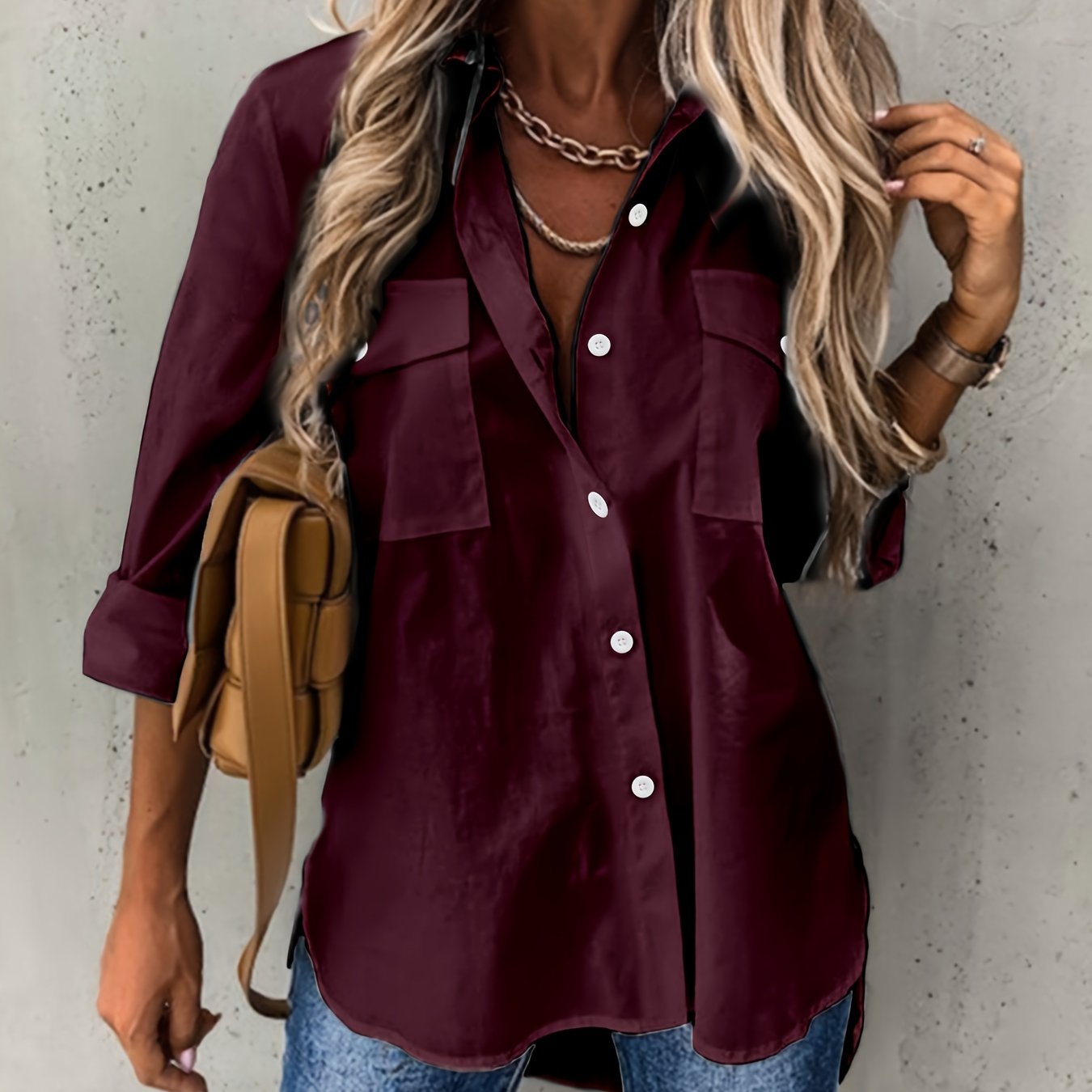Tess | Minimalistische Blouse