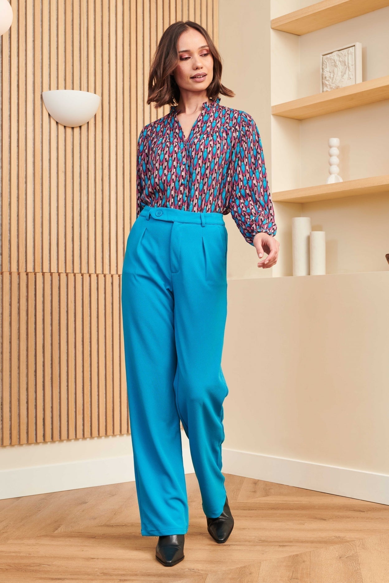 FINLEY™ | BROEK BLAUW