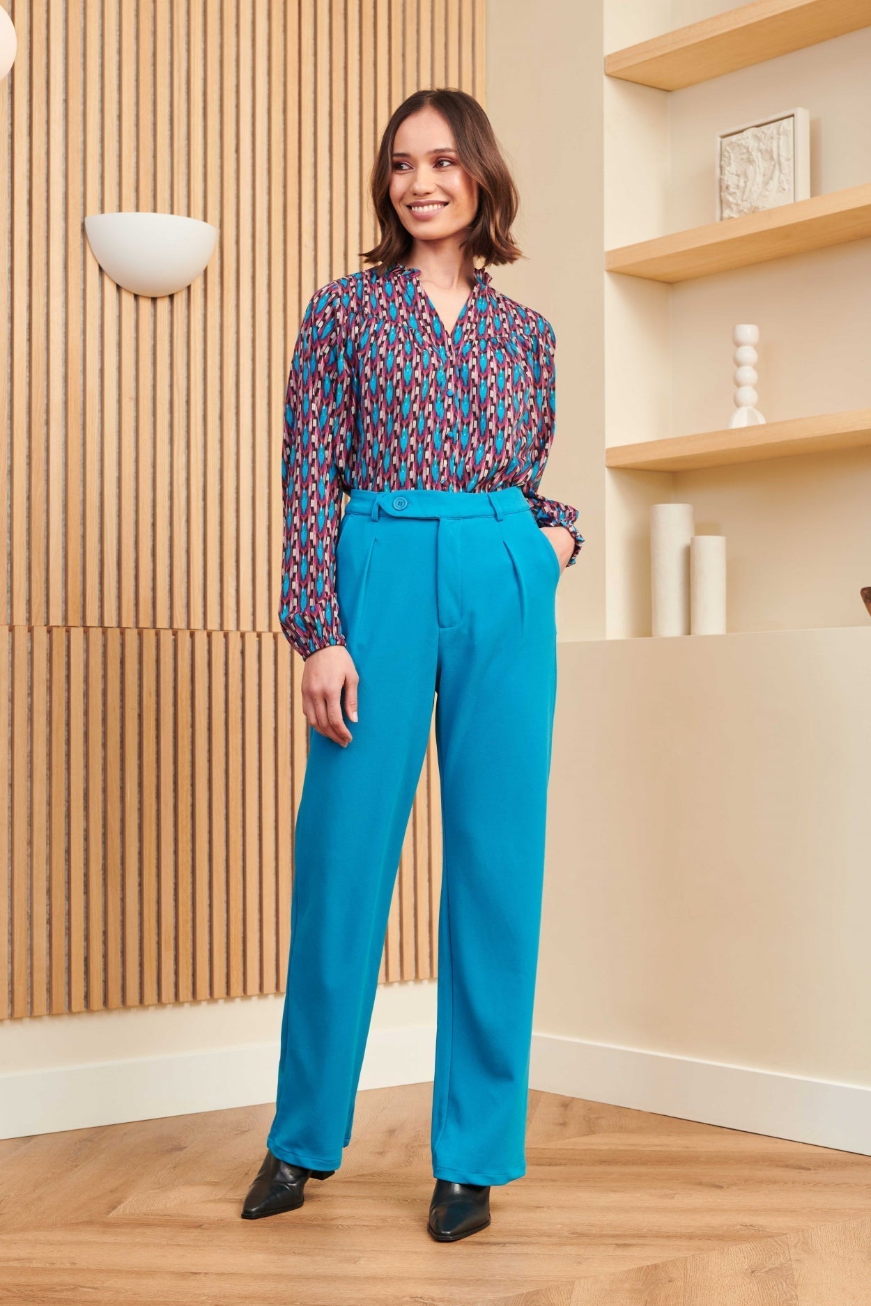 FINLEY™ | BROEK BLAUW