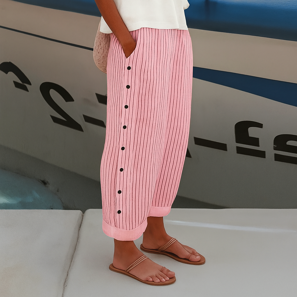Sandrine | Luchtige Linnen Loungebroek