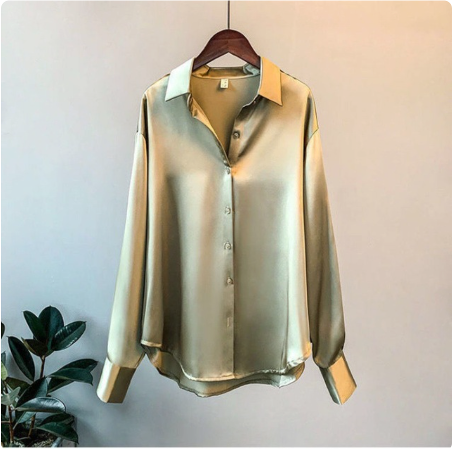Camicia | Satijnen Blouse voor Dames