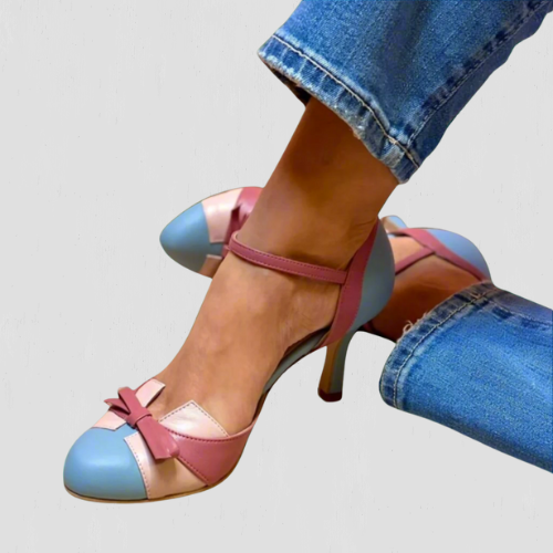 DALIA | Multicolor Décolleté met Enkelbandje