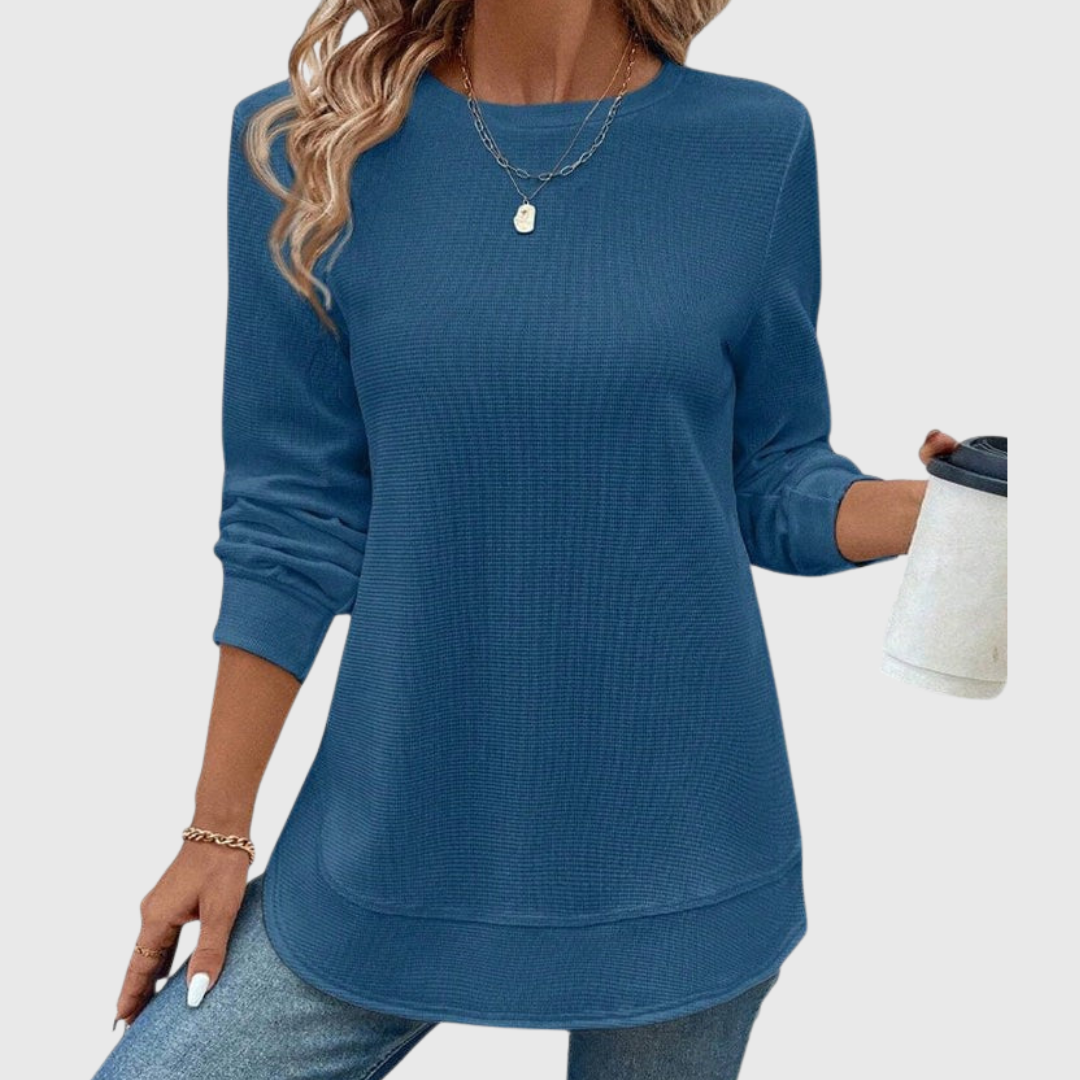 Nadyalyn | Elegant O-Neck Long Sleeve