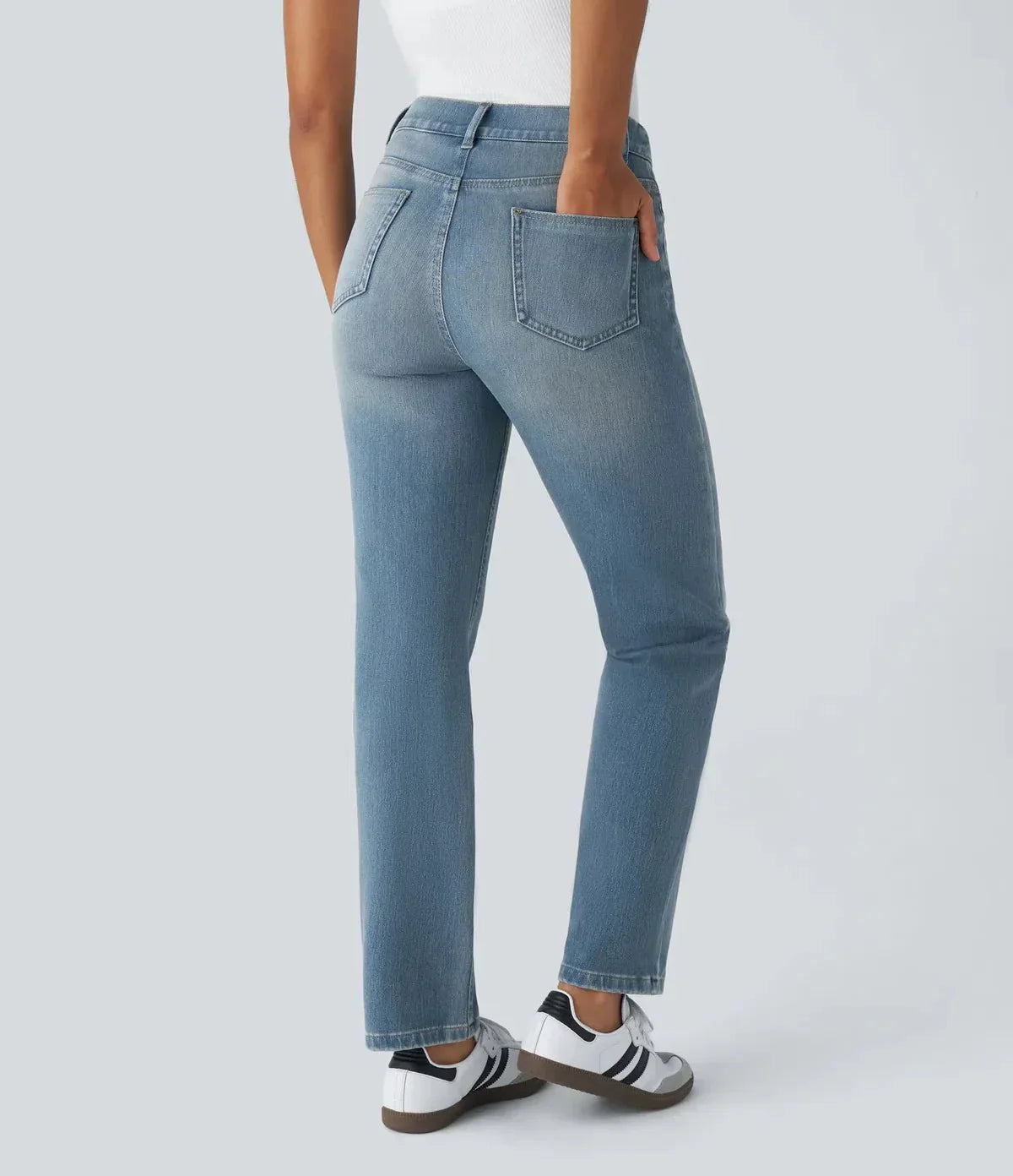 Comfort Fit | Elastische & Comfortabele Broek Met Hoge Taille