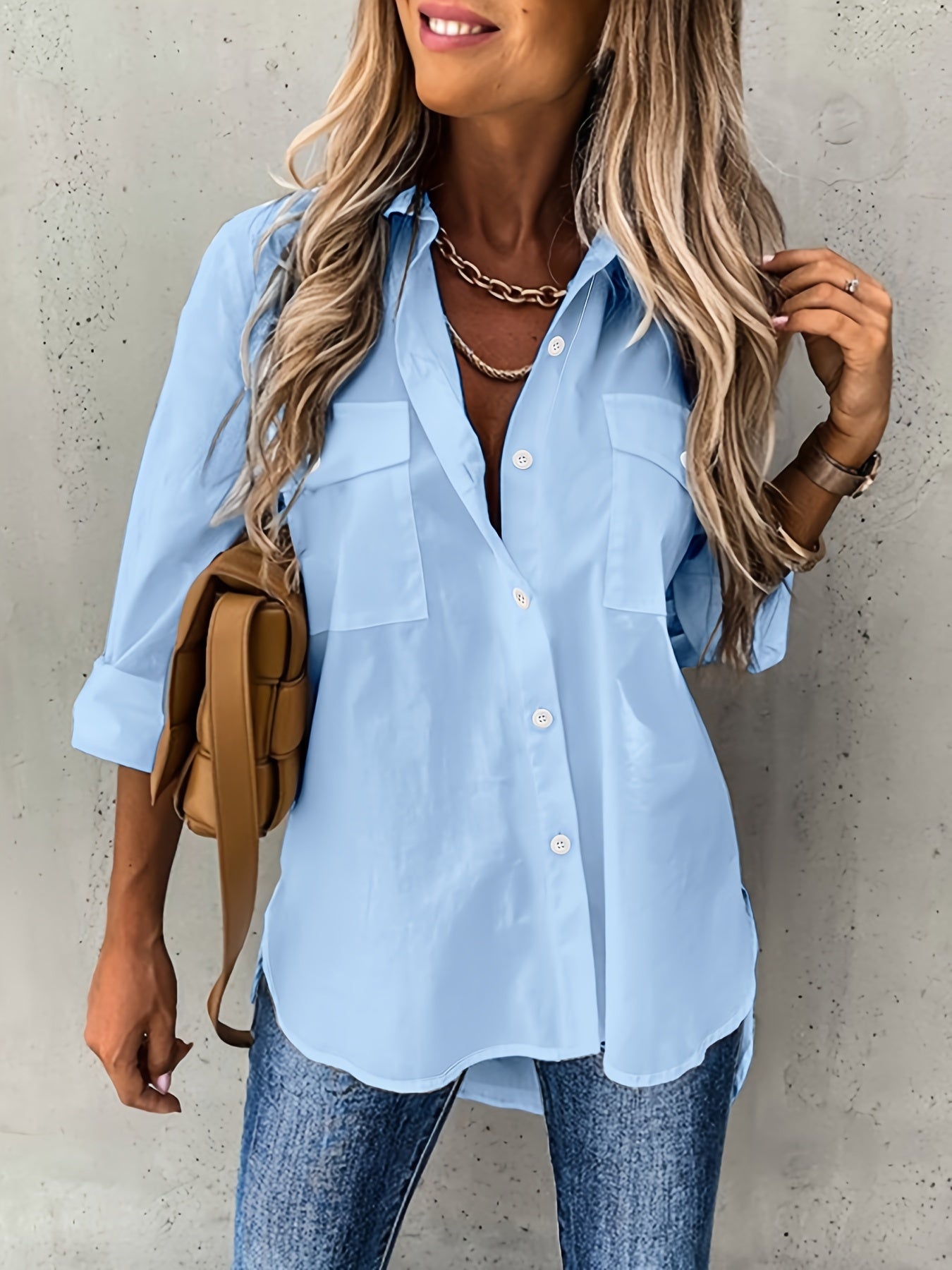 Tess | Minimalistische Blouse
